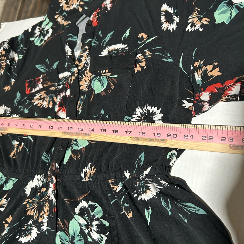 Torrid Black Floral Midi Dress - Picture 9 of 12